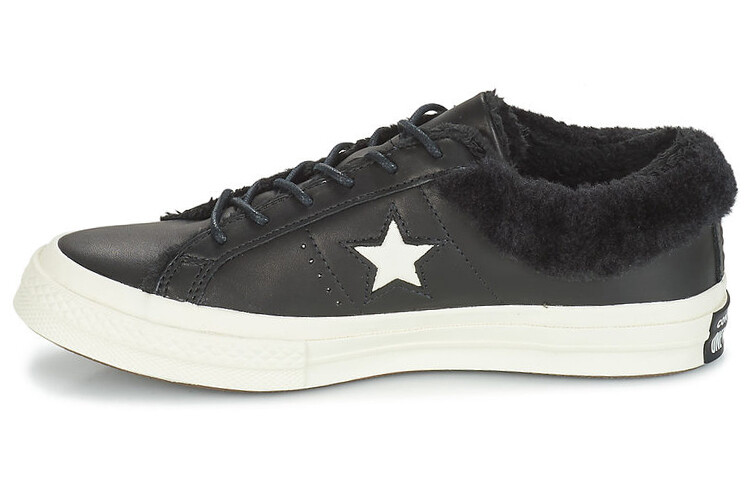 

Утепленная футболка Converse One Star Low Street, цвет черный