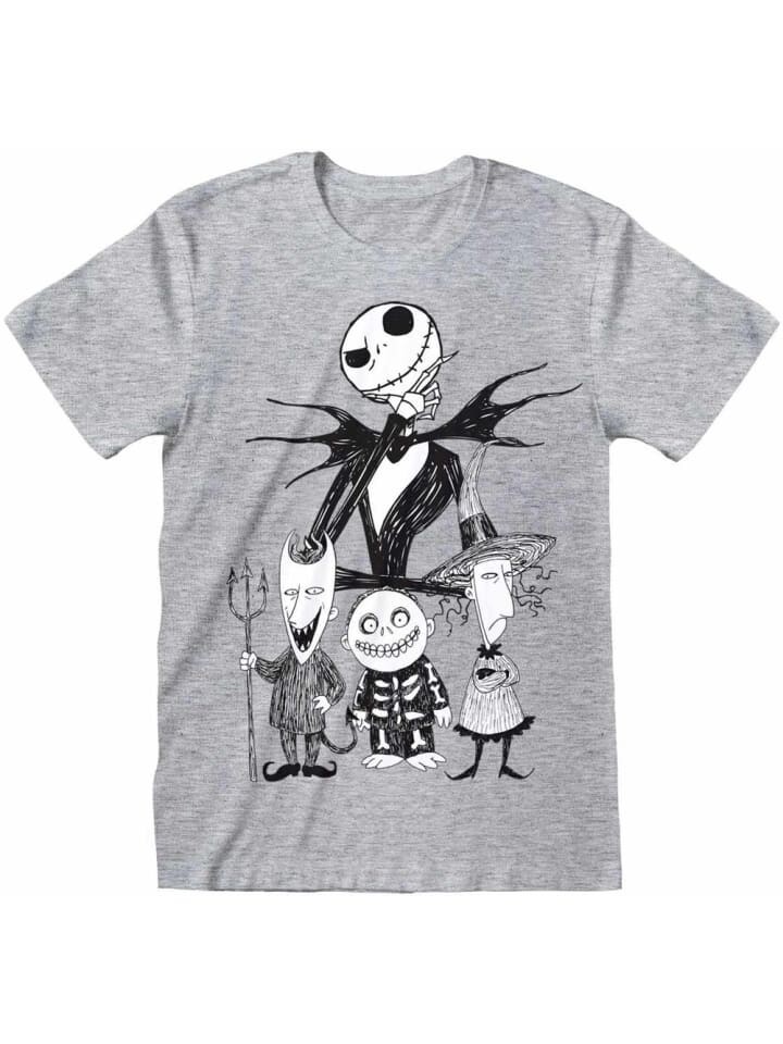 

Футболка Nightmare Before Christmas, серый