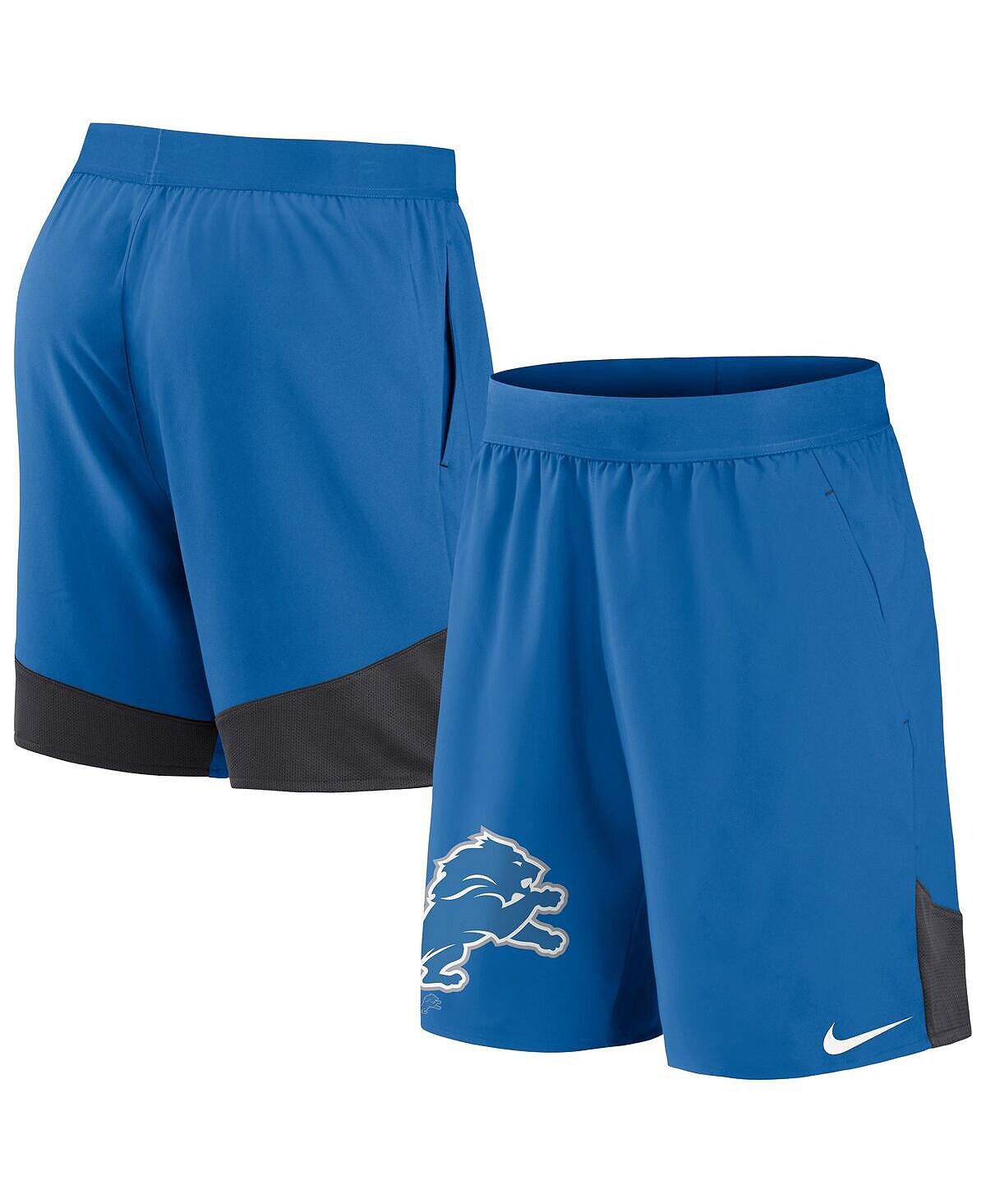 

Мужские синие эластичные шорты Detroit Lions Performance Nike