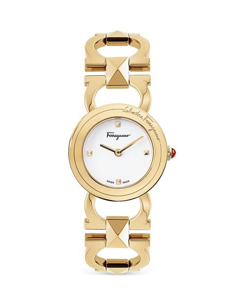 

Часы Сальваторе Дуо, 25 мм Ferragamo, цвет White