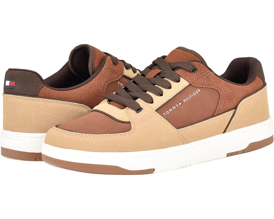 

Кроссовки Tommy Hilfiger Tenito, цвет Khaki/Cognac Multi