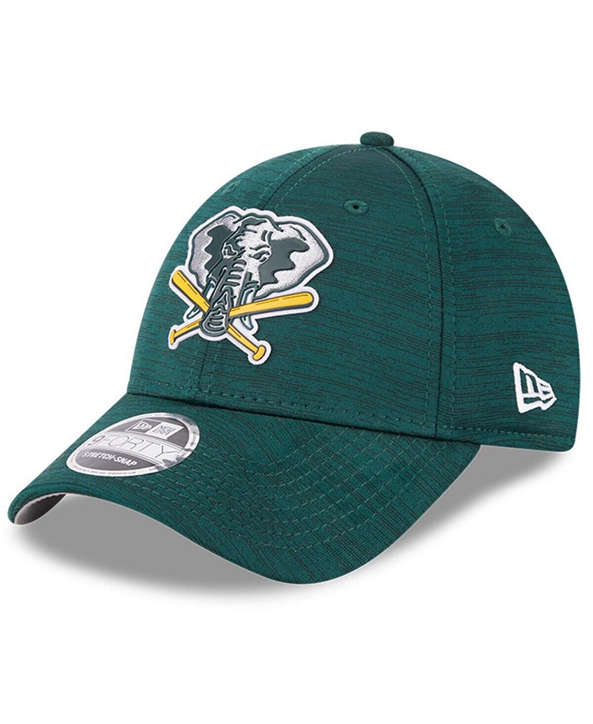 

Мужская зеленая кепка Snapback Oakland Athletics 2023 Clubhouse 9FORTY New Era