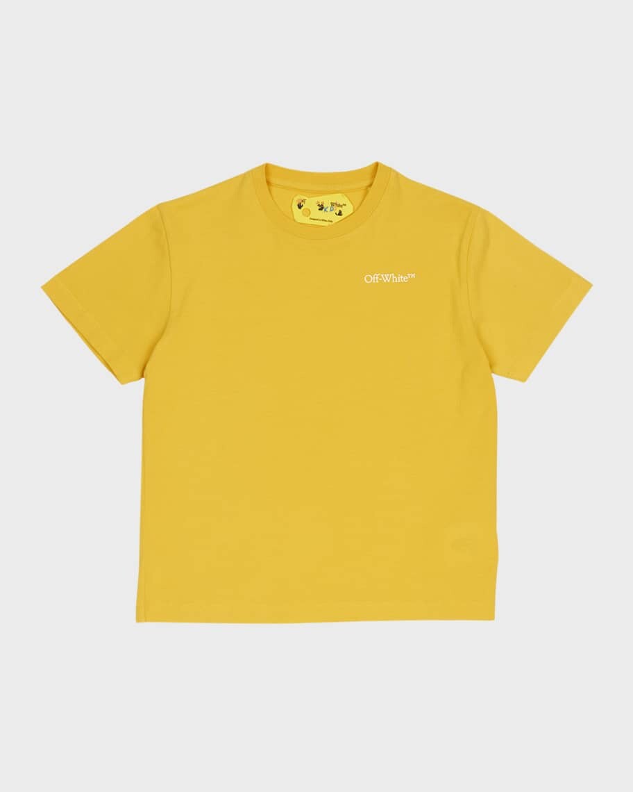 

Классическая футболка с логотипом для мальчиков, размеры 4–12 Off-White