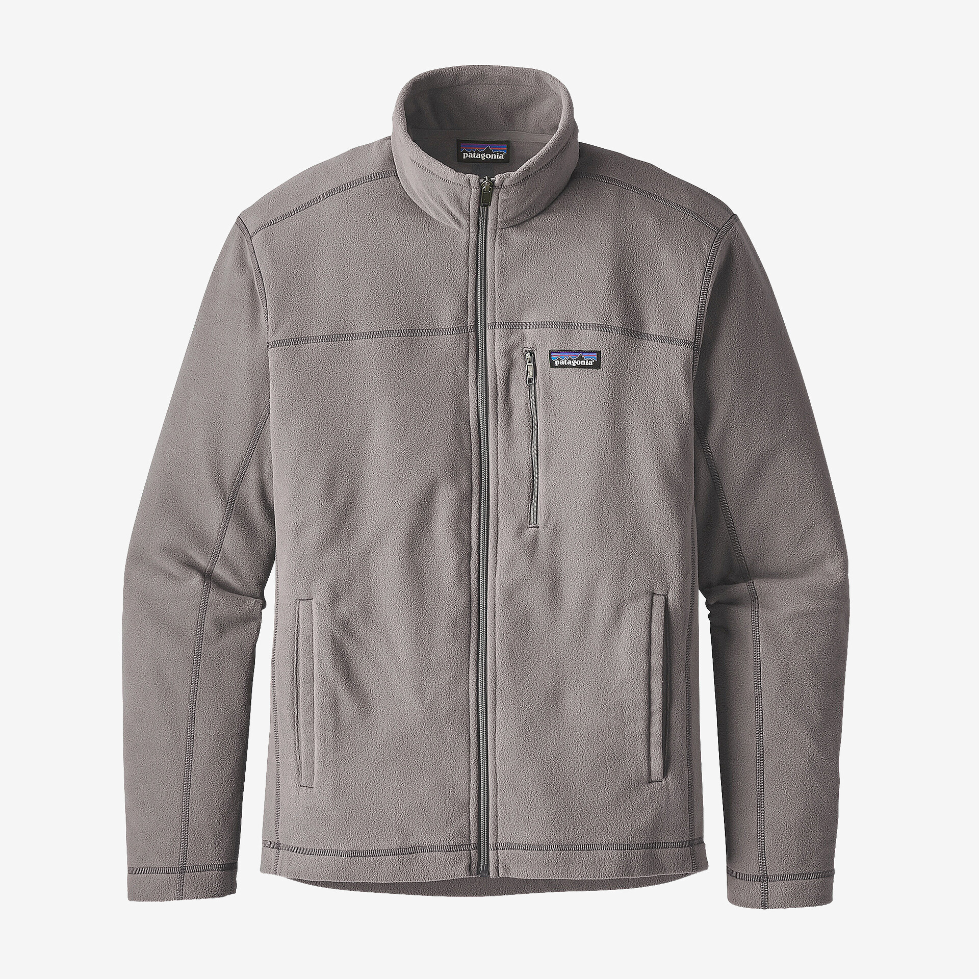 Мужская флисовая куртка Micro D Patagonia, серый