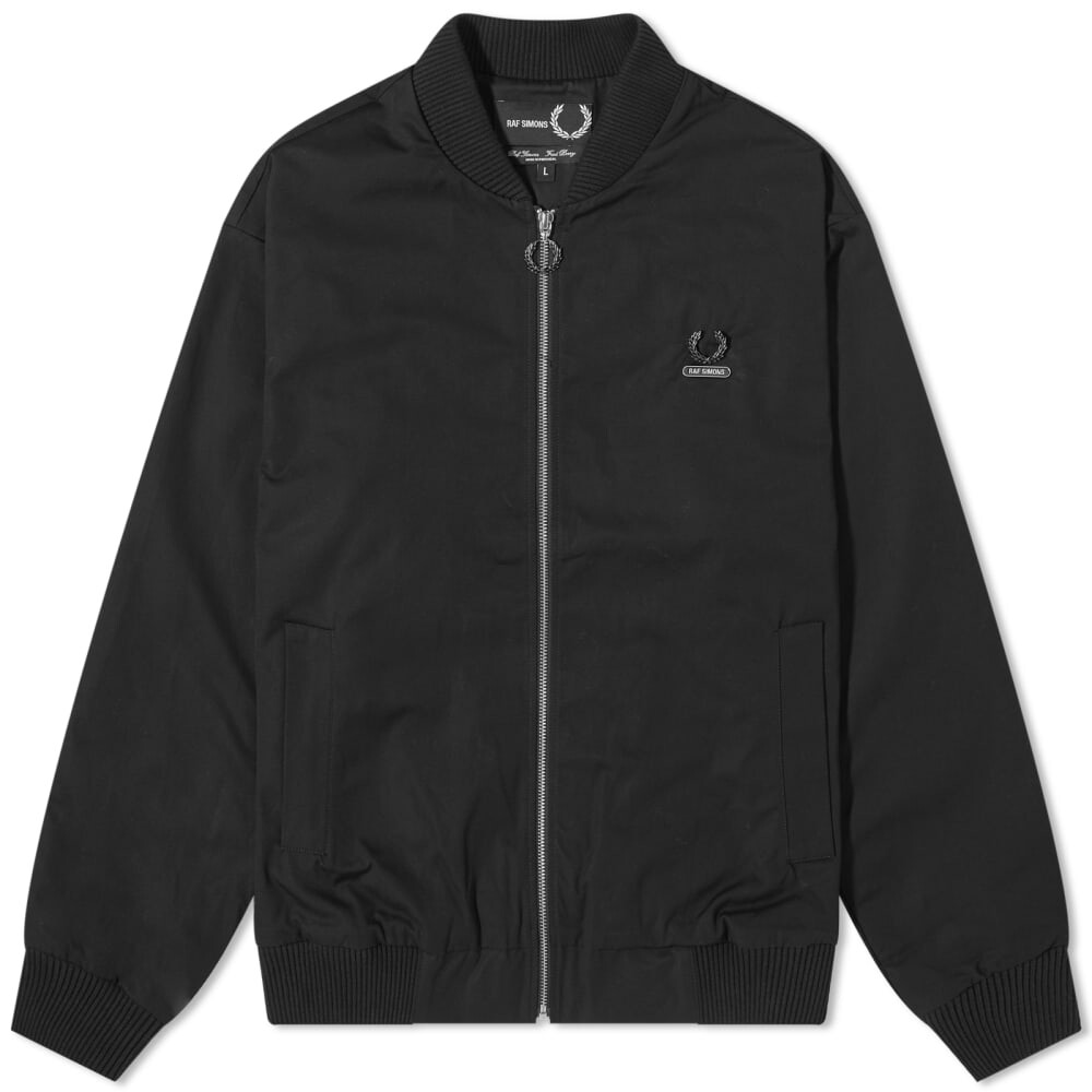 

Бомбер с принтом Fred Perry x Raf Simons, черный