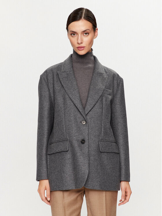 

Куртка стандартного кроя Weekend Max Mara, серый