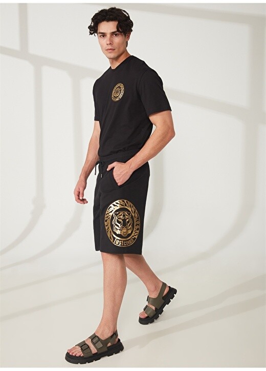 

Черные мужские спортивные шорты Just Cavalli