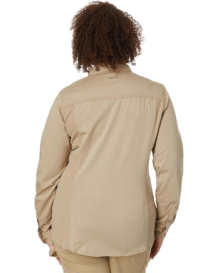 

Рубашка Carhartt Flame-Resistant Force Cotton Hybrid Shirt, хаки