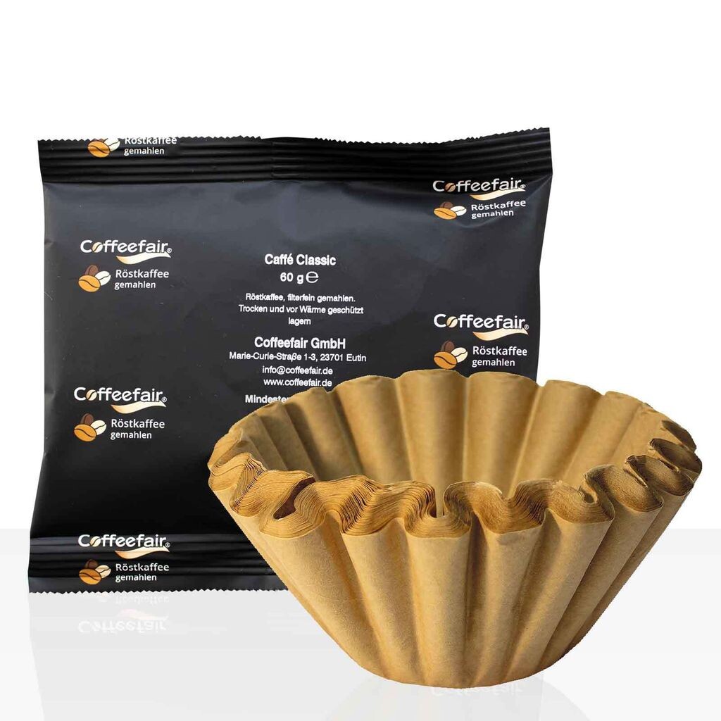 

Coffeefair фильтр-кофе 42 x 60 г молотый кофе + 50 корзиночных фильтров, пакет услуг Coffeefair Gmbh