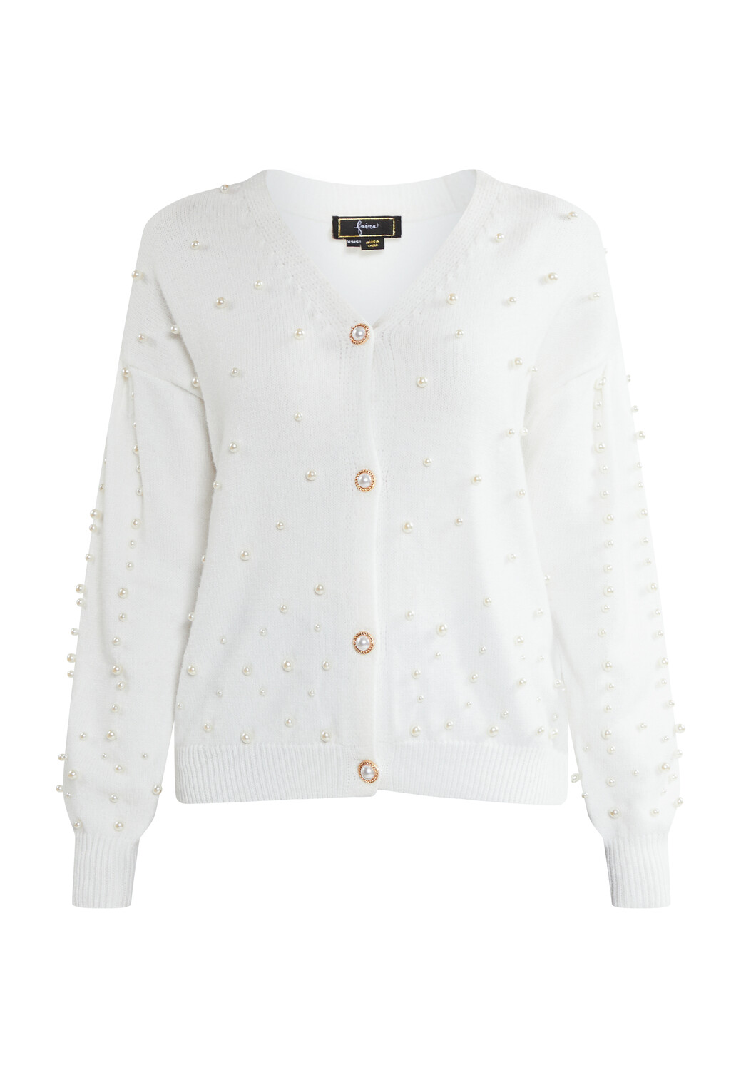 

Толстовка faina Strickjacke, белый