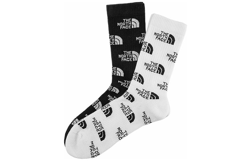 

Носки до колена унисекс THE NORTH FACE, цвет 2 Pack (Black and White)