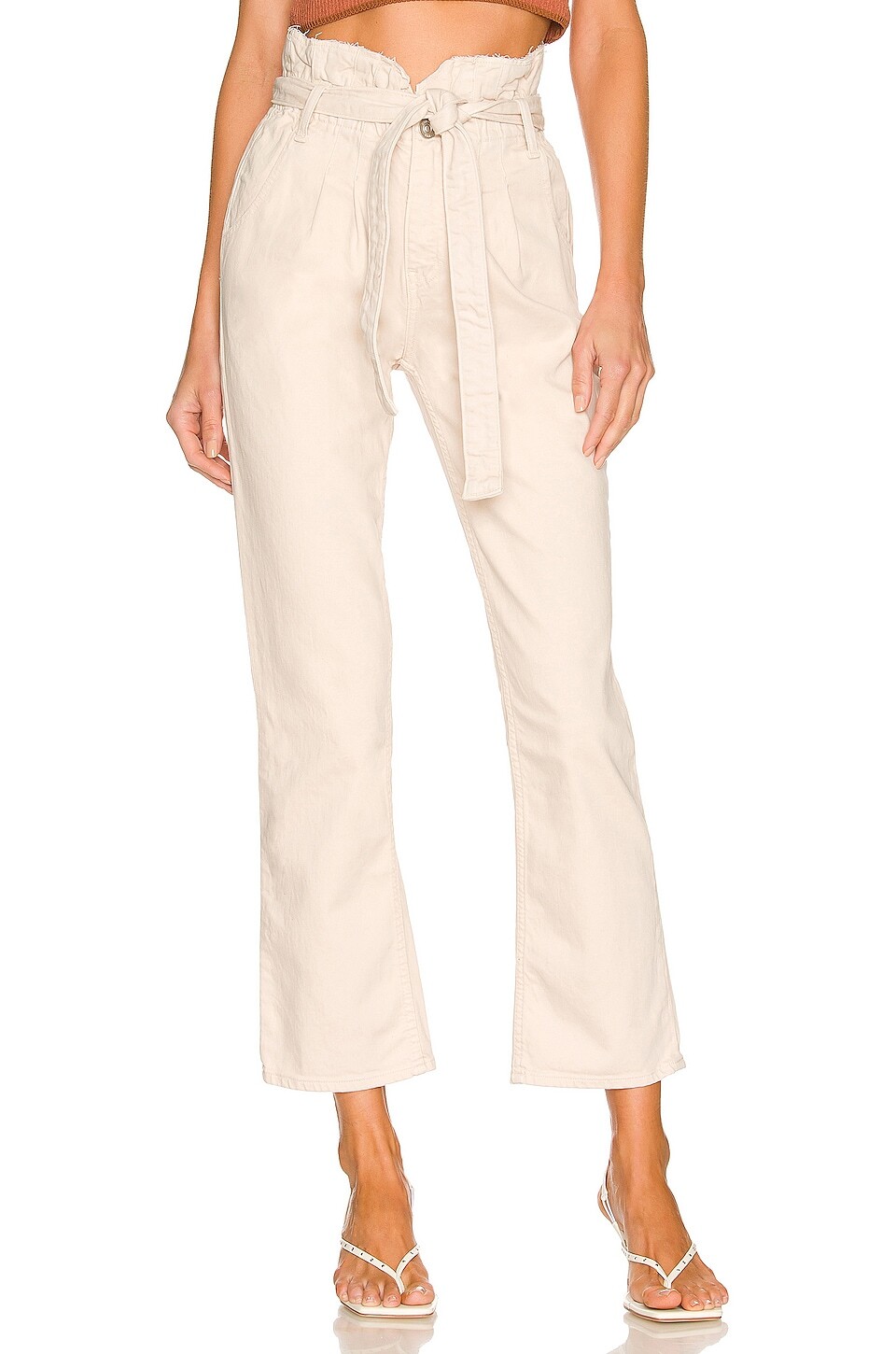 

Джинсы Hudson Jeans Remi Paperbag Ankle, цвет Brazilian Sand