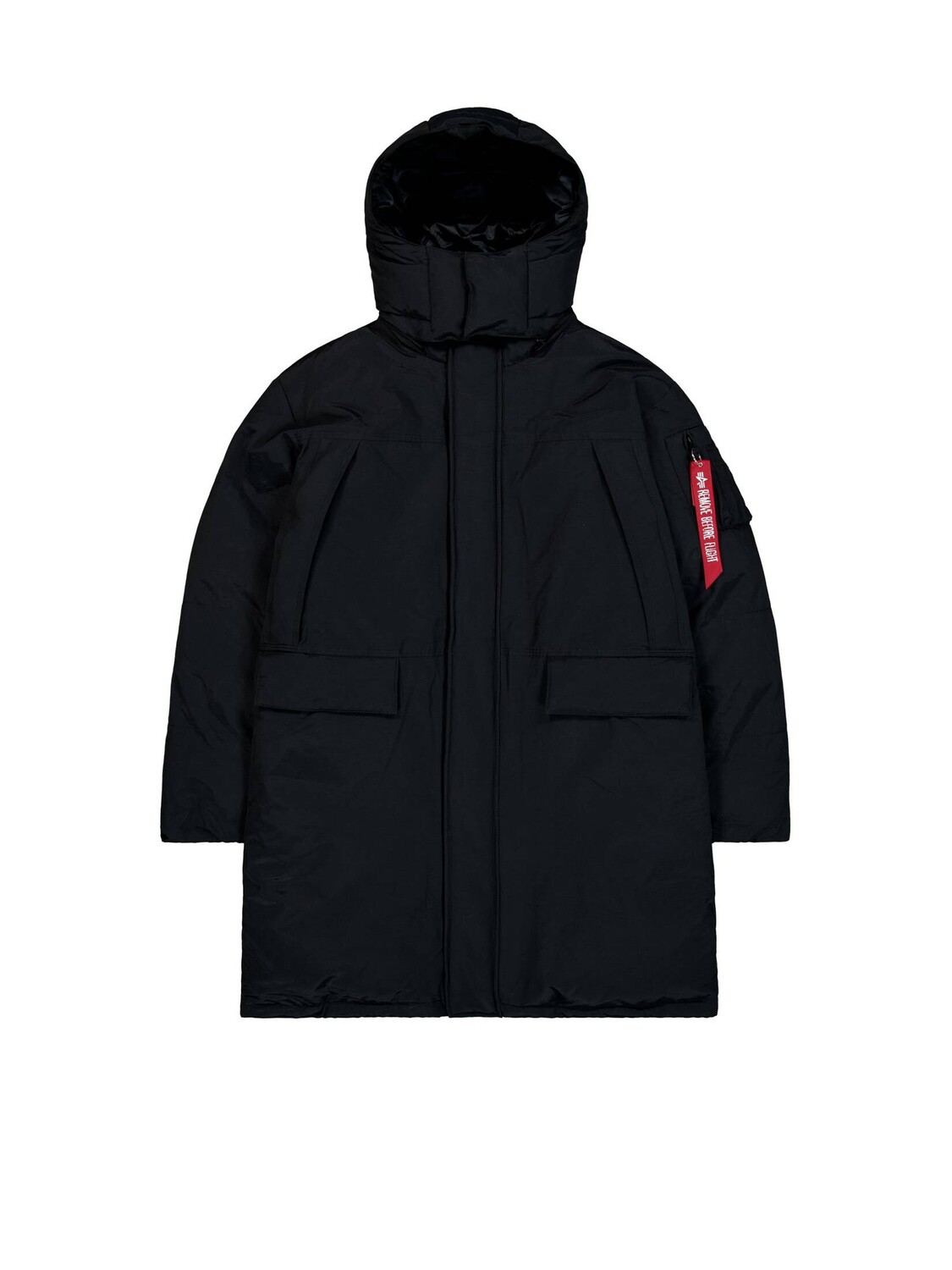 

Стеганая куртка-пуховик-парка Alpha Industries, черный