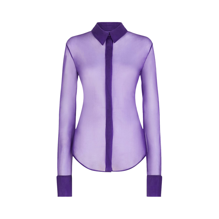 Рубашка The Attico Elton 'Purple', фиолетовый