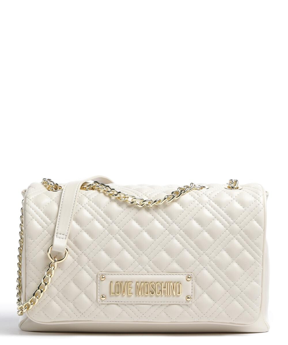

Стеганая сумка через плечо из искусственной кожи Love Moschino, белый