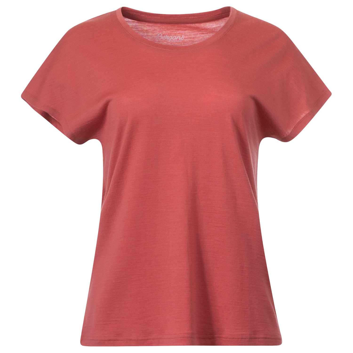 Рубашка из мериноса Bergans Women's Whenever Merino Tee, цвет Rusty Dust