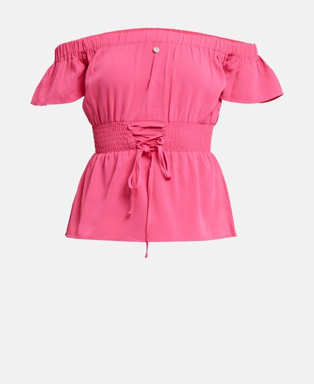 

Рубашка блузка Guess, фуксия