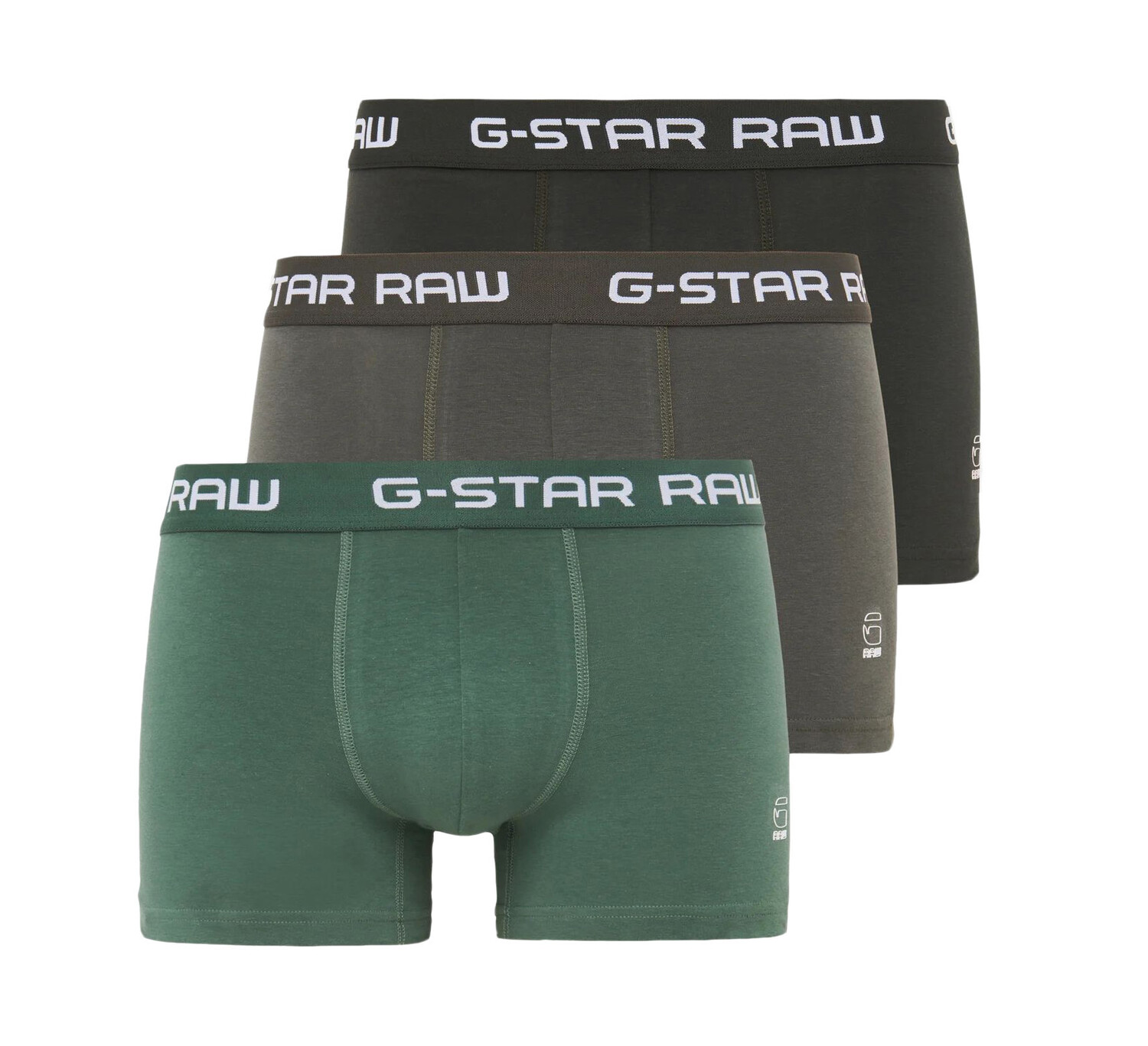 

Боксеры G-Star Boxer, цвет grün, asphalt, grau