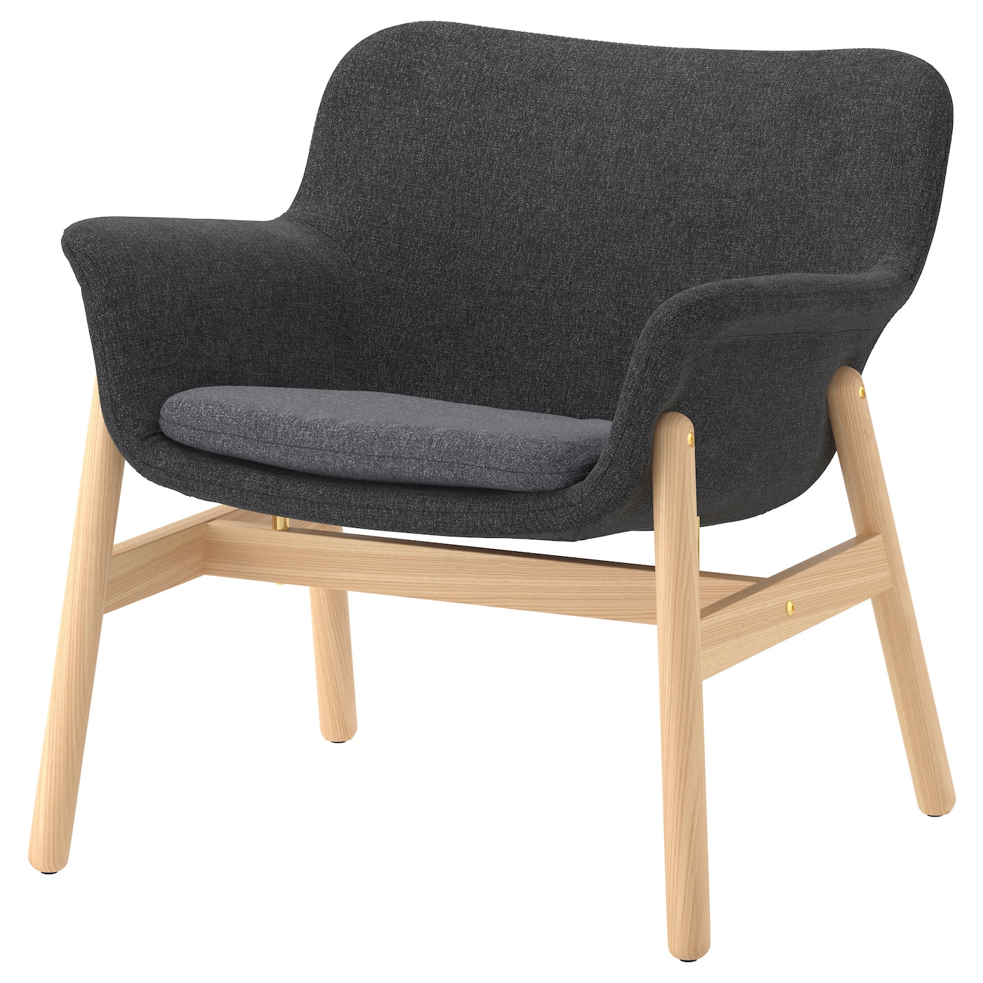 ВЕДБО Кресло, Гуннаред темно-серый VEDBO IKEA стул кресло martin серый rf 0569
