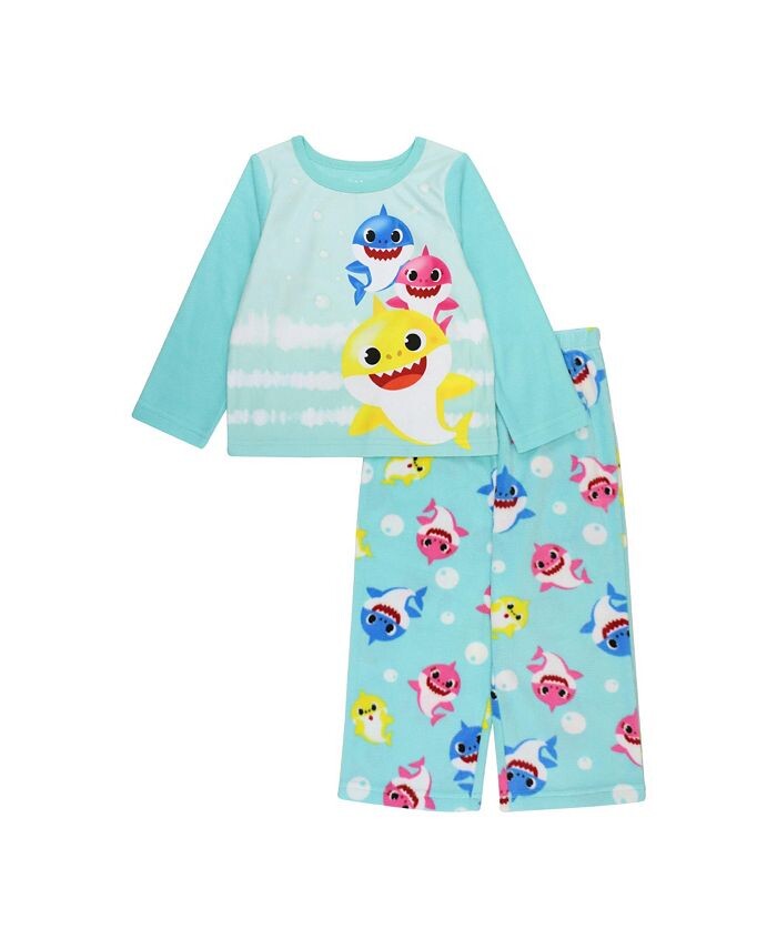 

Топ и штаны для маленьких девочек, комплект из 2 предметов Baby Shark, мультиколор