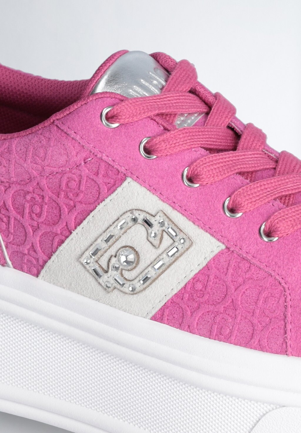 Низкие кеды With Jewel Logo LIU JO, розовый