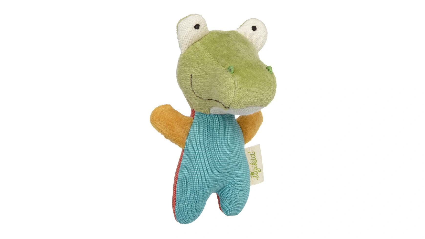 Игрушка-крокодил для малышей, коллекция green Sigikid игрушка для ванной для малышей крокодил обжора