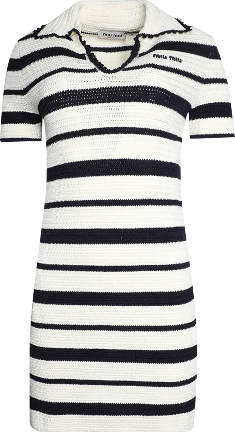 

Поло Miu Miu Knit Dress 'White', белый