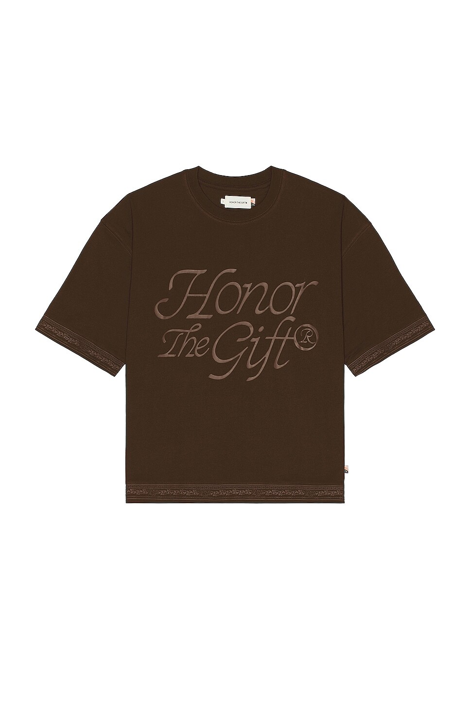 

Футболка Honor The Gift H Box, коричневый