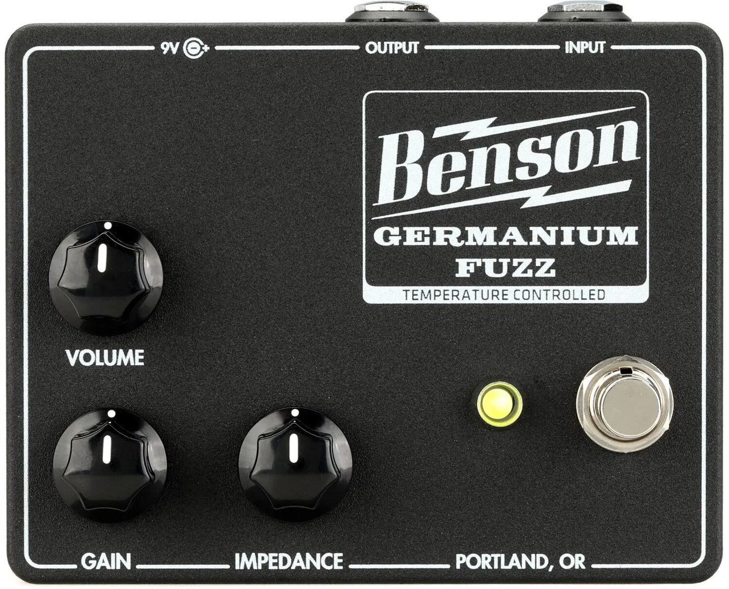 

Новая германиевая педаль Benson Amps Fuzz — Studio Black