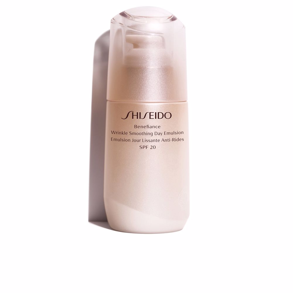 Крем против морщин Benefiance wrinkle smoothing day emulsion spf20 Shiseido, 75 мл дневная эмульсия разглаживающая морщины shiseido benefiance wrinkle smoothing day emulsion 75 мл
