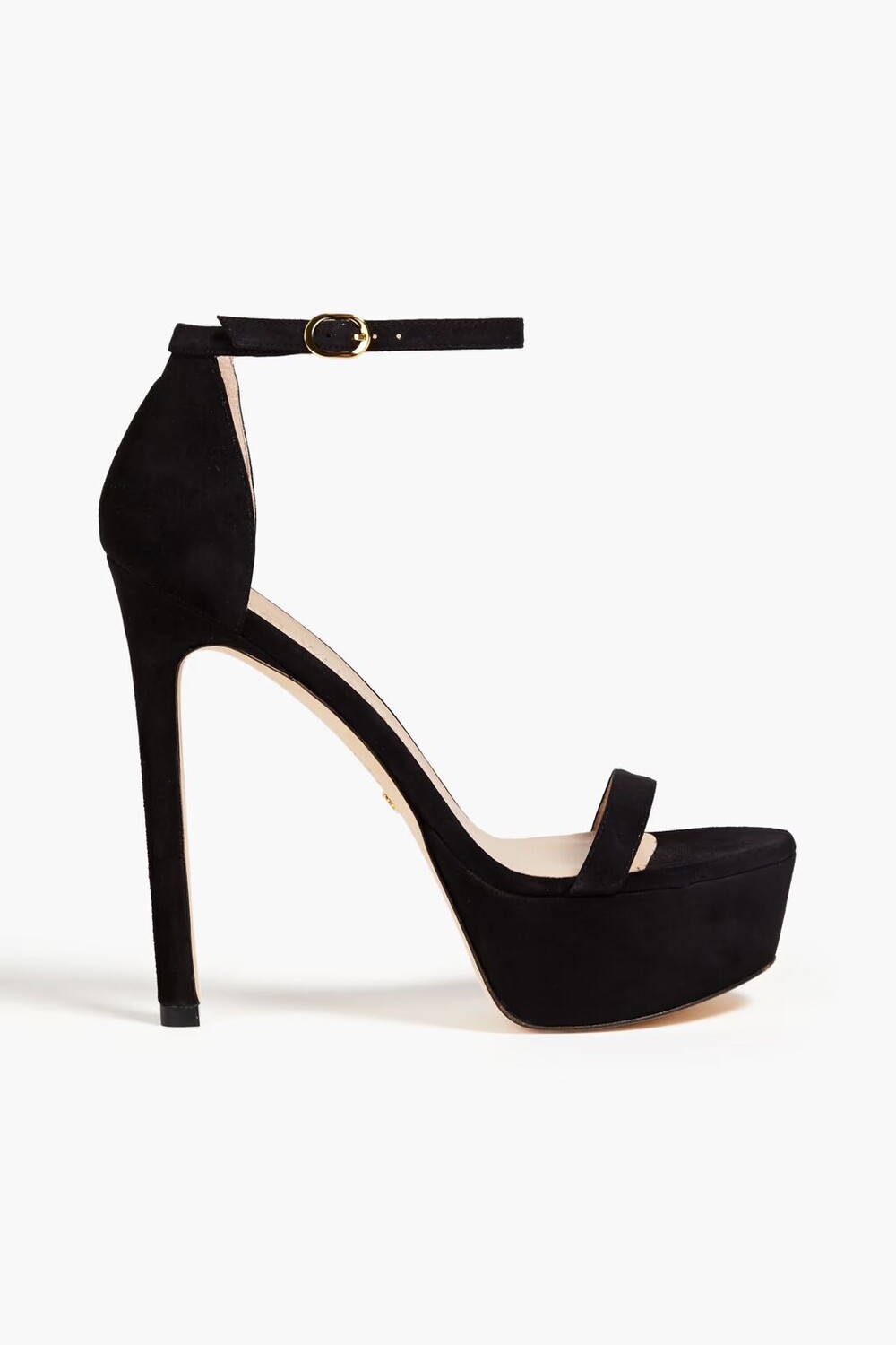 

Замшевые босоножки на платформе Stuart Weitzman, черный