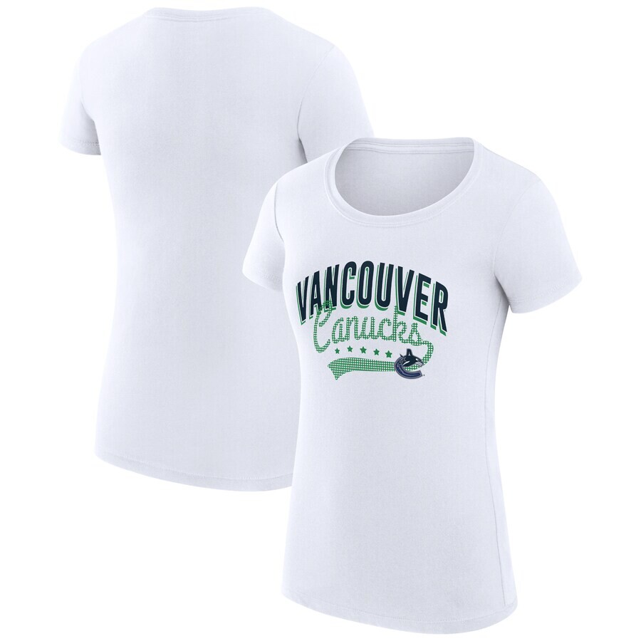 

Футболка с коротким рукавом G-III 4Her by Carl Banks Vancouver Canucks, зеленый