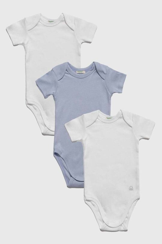 

Комплект из 3 хлопковых боди для малышей United Colors of Benetton, синий