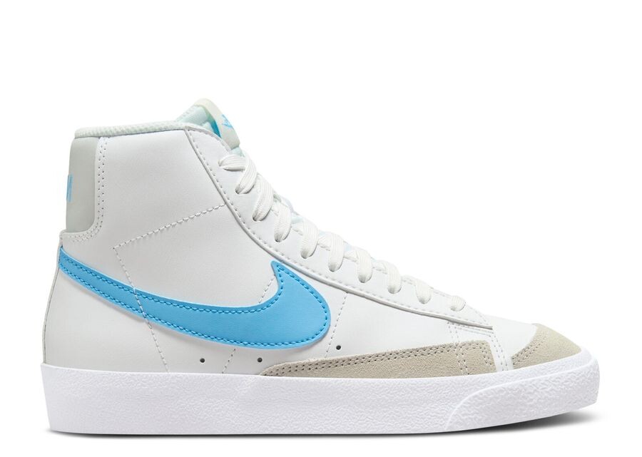 

Кроссовки Nike Blazer Mid '77 Gs 'Summit White Aquarius Blue', белый