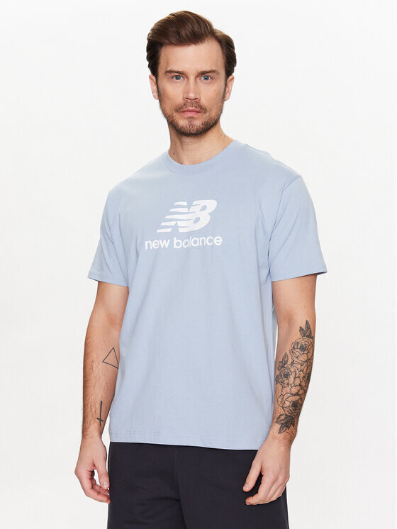 

Футболка свободного кроя New Balance, синий