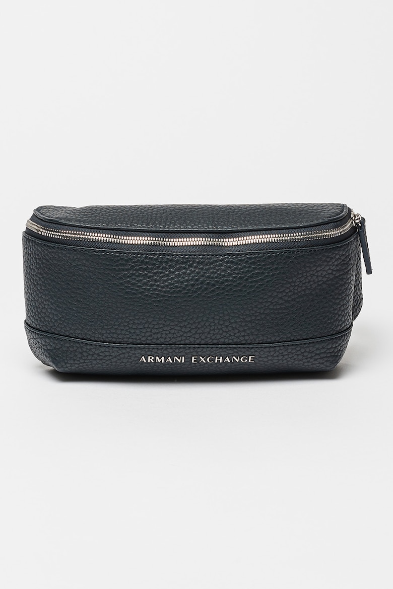 

Поясная сумка из экокожи Armani Exchange, синий