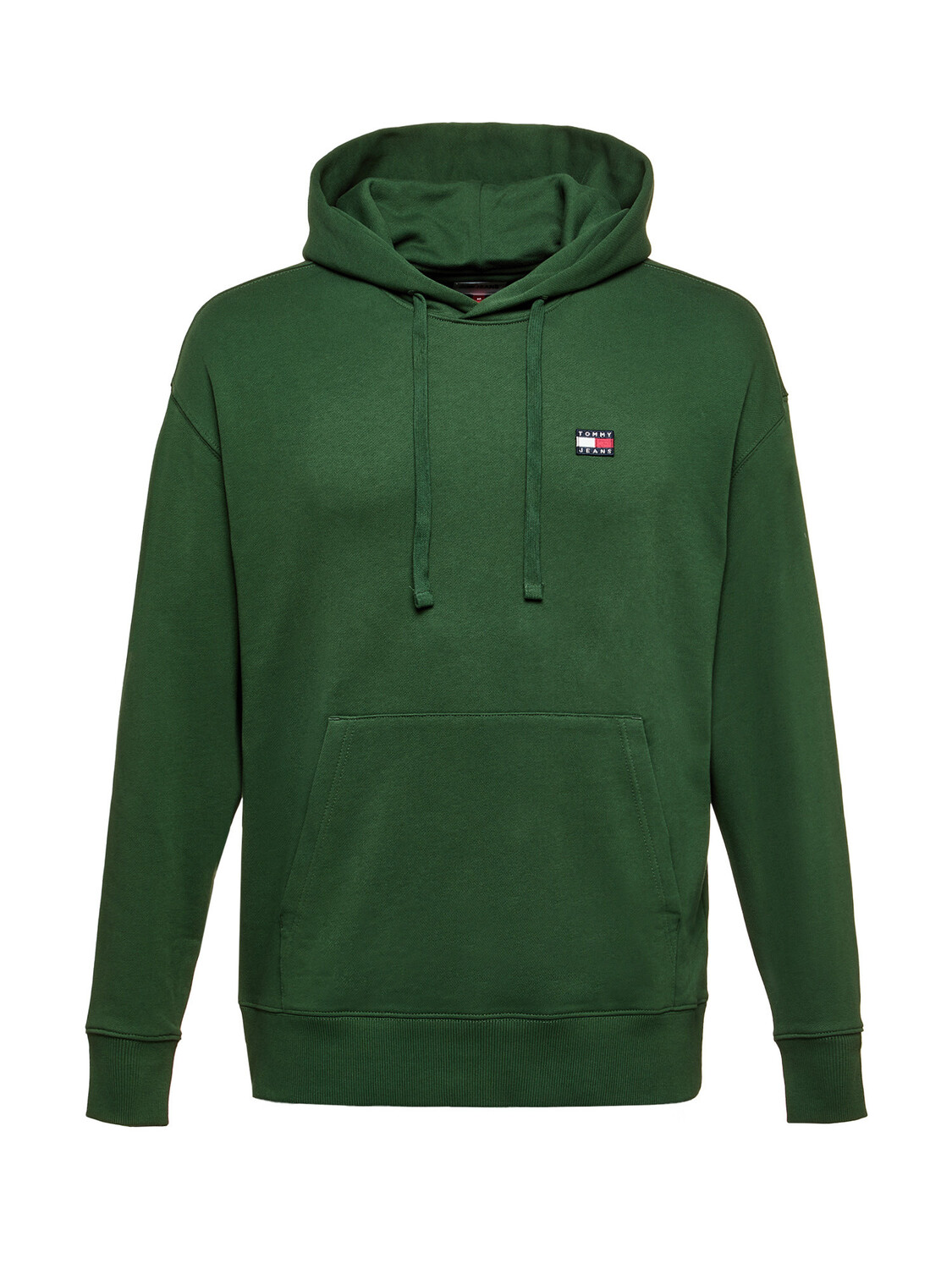 

Tommy Jeans хлопковая толстовка свободного кроя с логотипом., темно-зеленый