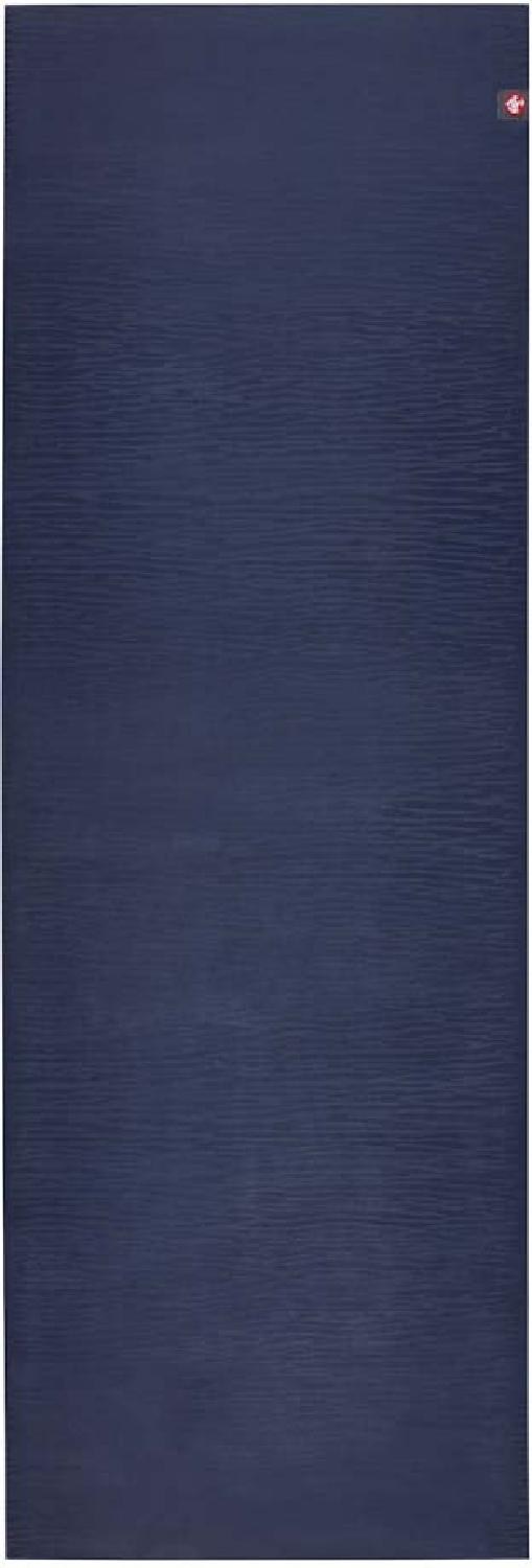 Коврик для йоги eKO Lite - 4 мм Manduka, синий коврик для йоги manduka eko lite sol 180 60 0 4 см нескользящий прочный каучук