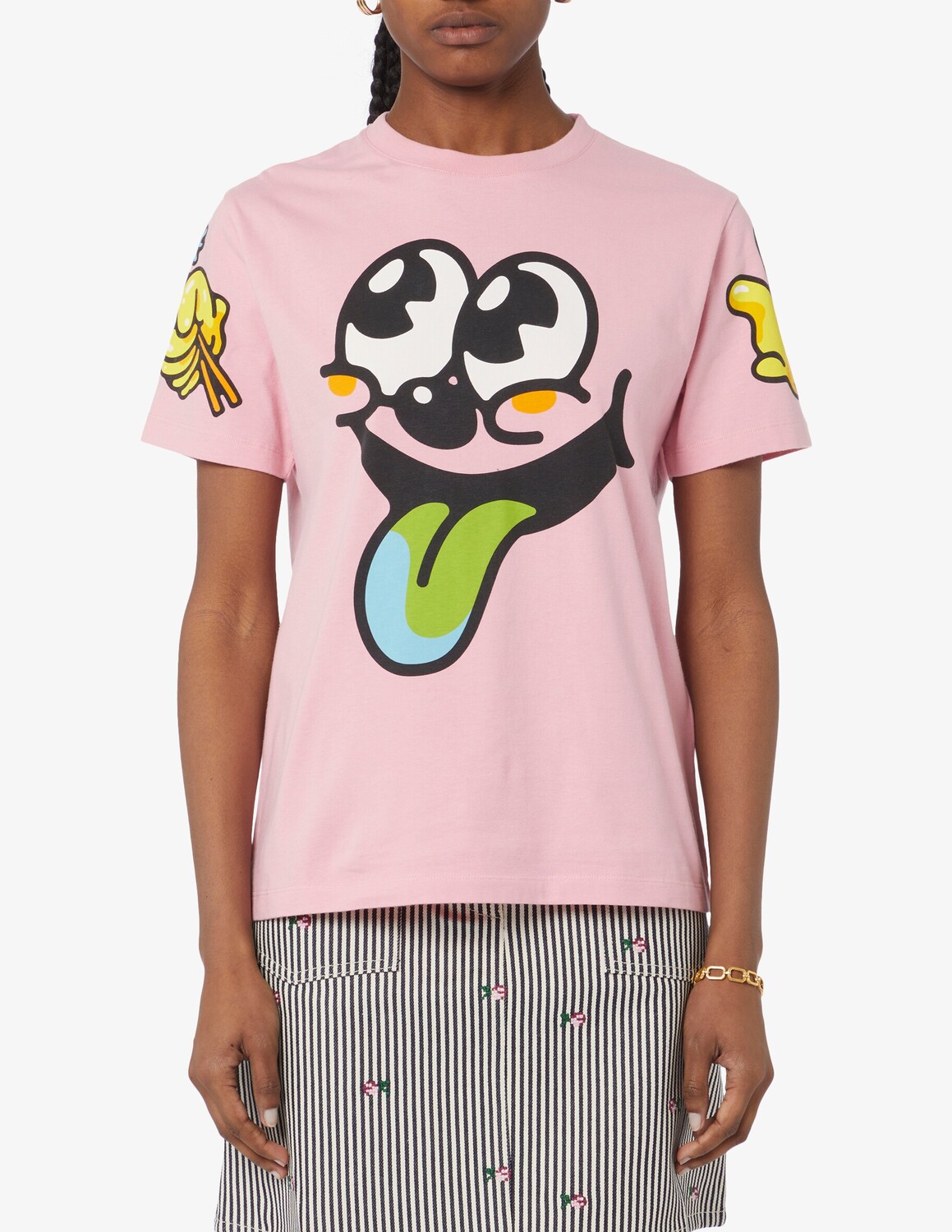 

Хлопковая футболка Kenzo, розовый