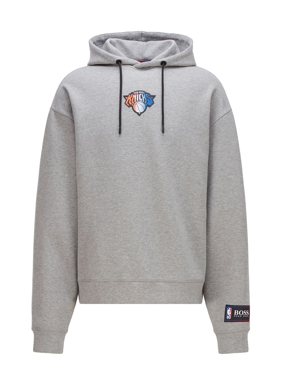 

Толстовка с капюшоном Knicks Basketball Team BOSS x NBA, серый