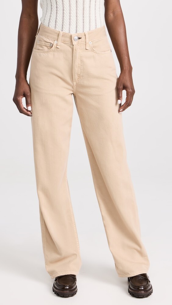 

Джинсы Rag & Bone Featherweight Logan, бежевый
