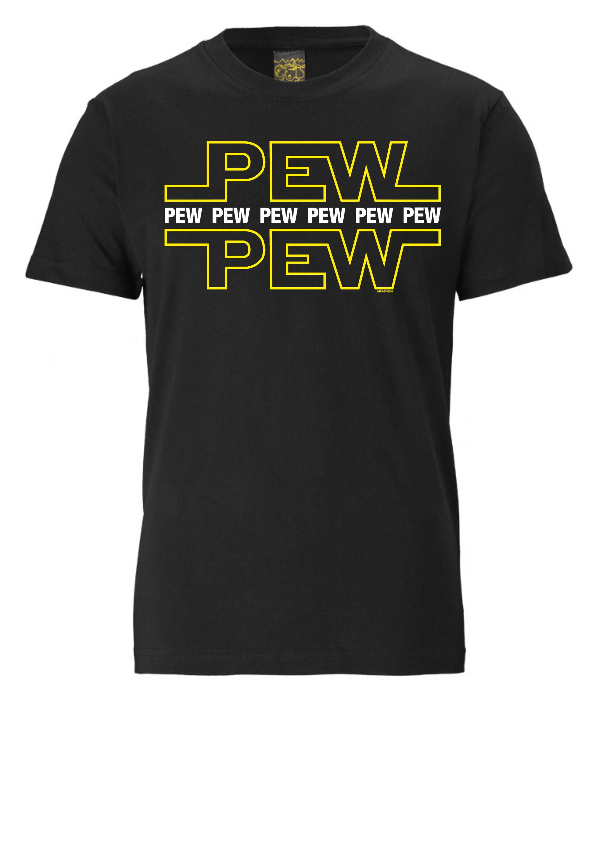 Футболка Logoshirt Print Pew Pew, черный хлопковые футболки print bar pew pew madafakas