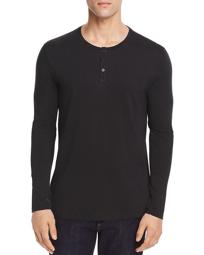 

Лонгслив Long Sleeve Henley - Exclusive ATM Anthony Thomas Melillo, черный