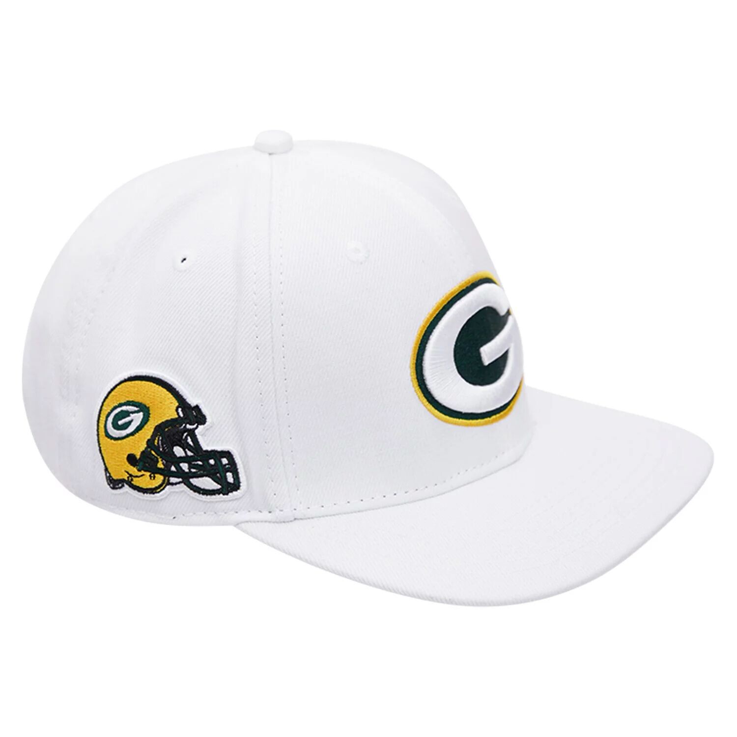 

Мужская кепка Snapback с логотипом Pro Standard White Green Bay Packers Logo II