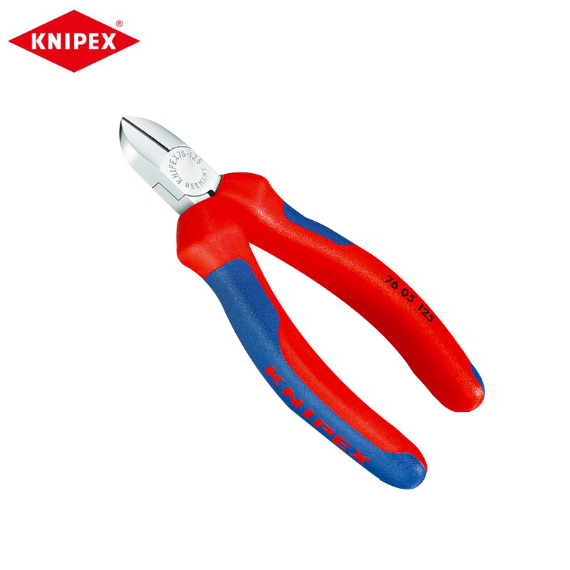 KNIPEX 125 мм диагональные плоскогубцы для электроники, плоскогубцы для водяного рта, ножницы для водяного рта, электронные ножницы, пластиковые плоскогубцы, диагональные плоскогубцы 76 05 125