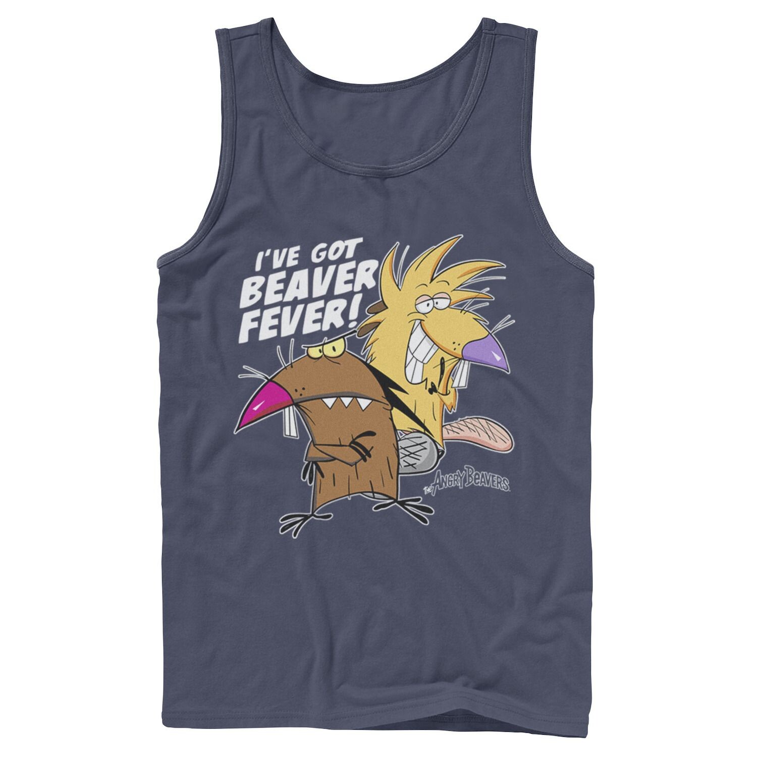 

Мужская майка Nickelodeon Angry Beavers Daggett & Norbert Feverish