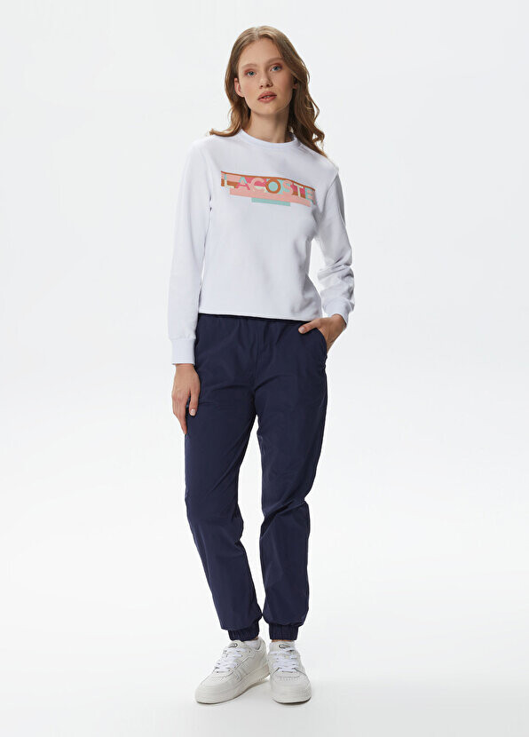 

Темно-синие женские брюки Lacoste, Синий