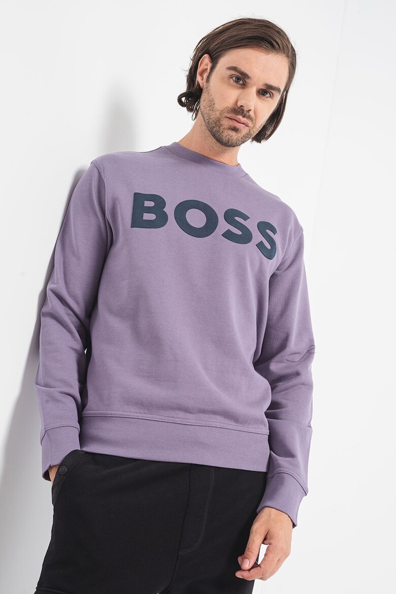 

Толстовка свободного кроя We Basic Boss, сиреневый