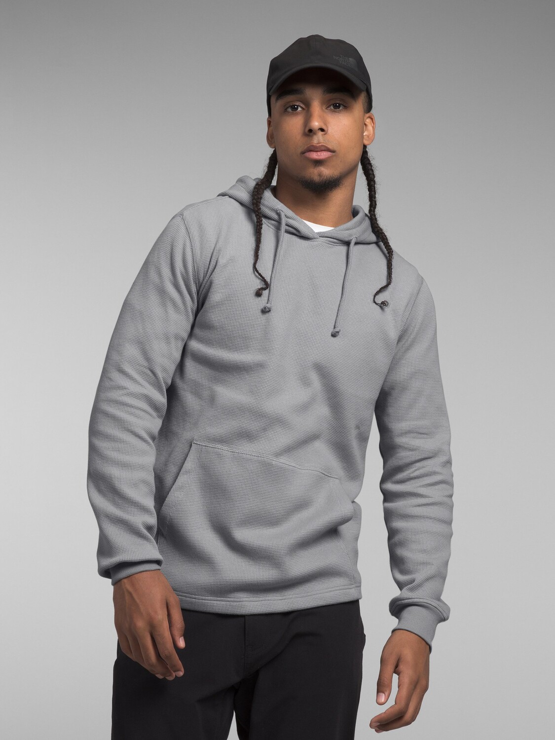 

Термотолстовка с капюшоном Waffle - Мужская The North Face, серый