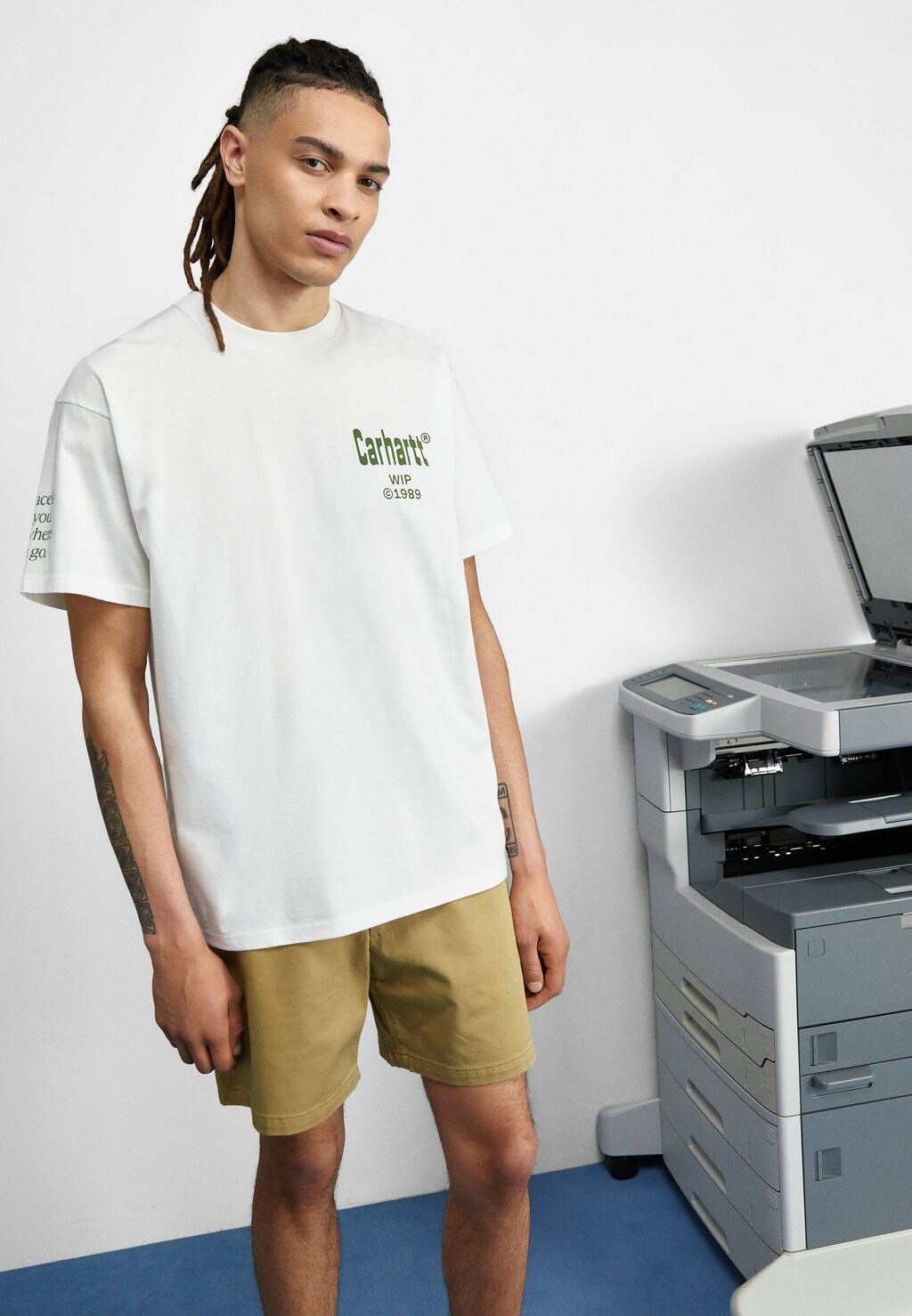 

Футболка с принтом Carhartt WIP, белый